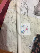 Marble Wallpaper Self-Adhesive Oil-Proof Kitchen Countertop Bathroom Home Improvement