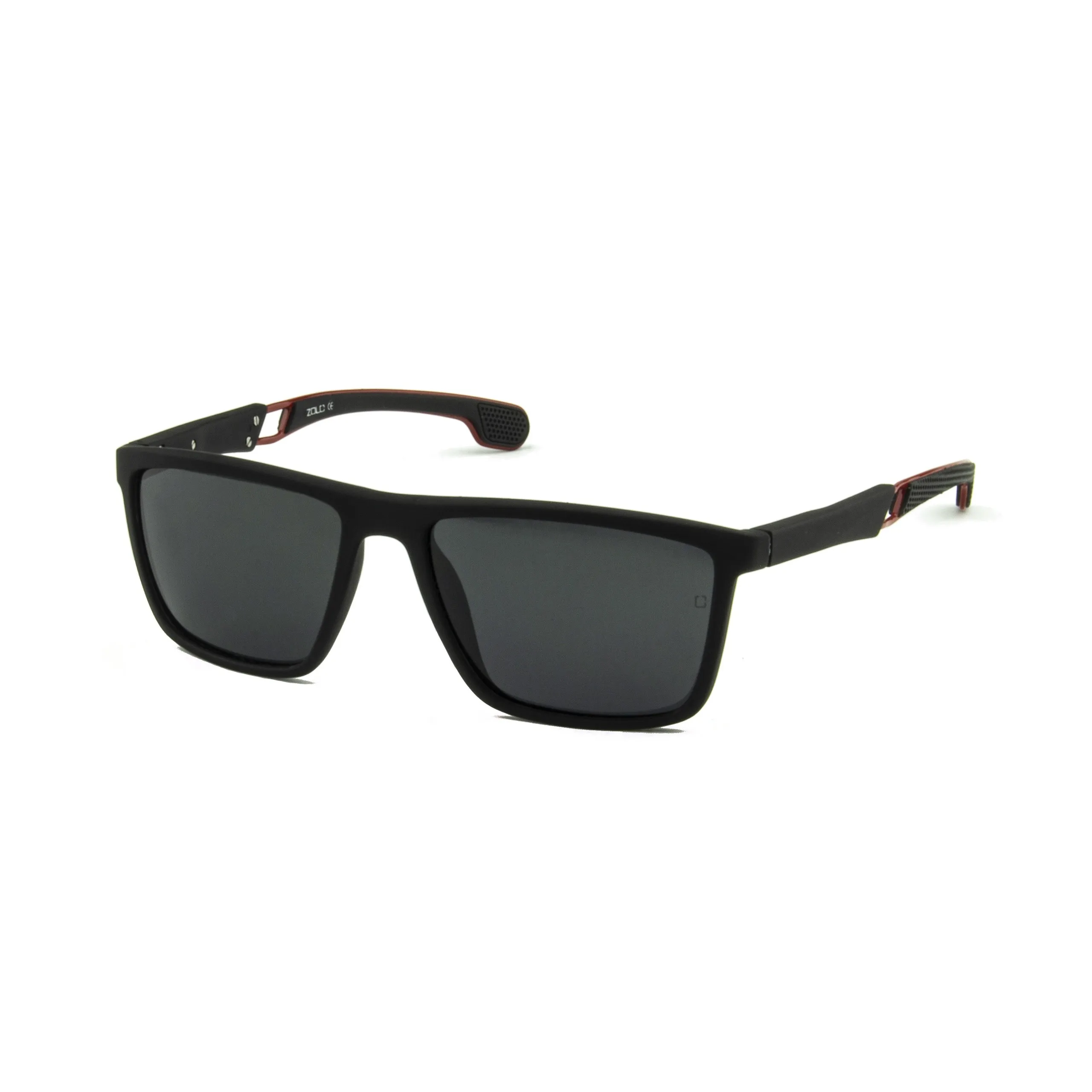 Zolo eyewear 4005/s 003/w3 red stalk polarized sun glasses - Цвет линз: Черный