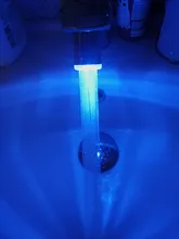 Water-Faucet Light-Up Shower Bathroom Kitchen Tap LED Basin Blue 7-Colors Luminous