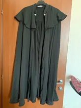 Capas de capa INCERUN para hombre abrigo liso holgado con cuello levantado, gabardina con botones de punto abierto, ropa de calle, S-5XL 7, invierno, 2021