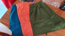 Pantalones cortos deportivos para mujer, con empalme de cordón, holgados, con bolsillos, cintura elástica, colores caramelo, de talla grande