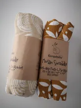 Kangobaby-Manta para bebé recién nacido, paquete de 2 unidades, edredón para bebé, toalla de baño para bebé, mantas para bebé con múltiples diseños, envoltura para bebé con varias funciones