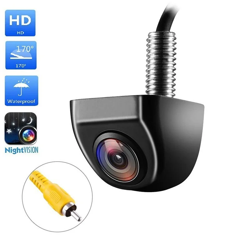

HD Car Rear View Camera Reverse Universal Color Image Video Night Vision 170 Degree Wide Angle Waterproof Backup For Car Camera