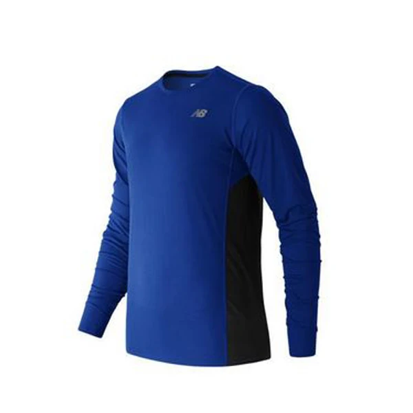 Мужская футболка с длинным рукавом New Balance ACCELERATE Blue | Спорт и развлечения