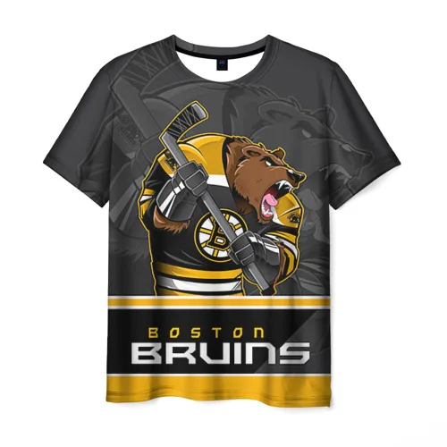 Мужская футболка 3D Boston Bruins|Футболки| |