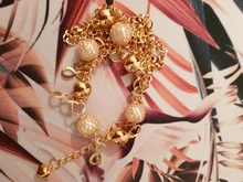 Pulseras con cadena de Color dorado multicapa para mujer, brazaletes con dije de corazón, brazaletes de cristal, novedad de 2020