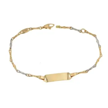 

Kids bracelet yellow gold and white 803321726878