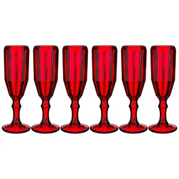 

A set of glasses for champagne "rock" 6 PCs. Series "MZA color" 180 ml