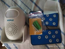 KERUI-Detector de movimiento humano multifunción M120, antirrobo, infrarrojo PIR, 100dB, para garaje, tienda, seguridad del hogar