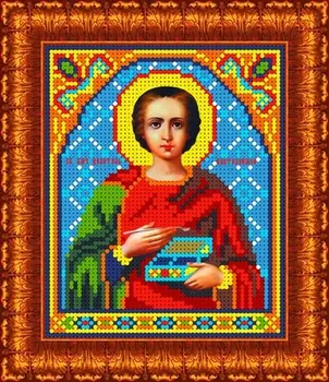 

Кби-5072 Kanva with a pattern for beads 'healter', A5