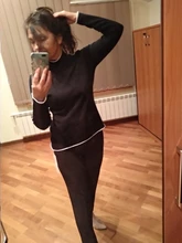 Winter Sweater Turtleneck Slim-Fit AMII Women Causal Autumn Minimalism for Spliced 12040303