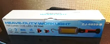 Portable Lantern Flashlight Work-Lighting Battery Fishing-Lamp Magnetic Camping 2--18650