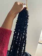 TOMO 12/18/24 pulgadas Fluffy trenzas a Crochet Ombre primavera giros pelo 12 raíz pelo trenzado sintético extensiones trenzas pasión giro