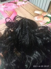 XINRAN-Extensiones de cola de caballo onduladas para mujeres, pinza de extensión, onda larga y gruesa