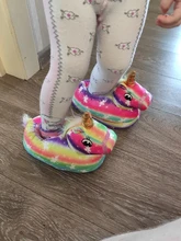 Kigurumi-Pijama de unicornio para niños, zapatillas de unicornio, zapatos infantiles para niñas, zapatillas de Panda