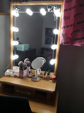 Table-Lamp-Bulb Makeup-Mirror-Light Vanity-Dressing Touch-Dimming Led Hollywood 3-Modes