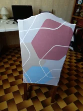 Chair Case Universal Home Removable Restaurant Modern for Party Washable Size-Printed