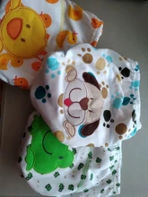 Pantalones de entrenamiento para bebé, pañales reutilizables de algodón, paño impermeable, lavables, pantalones de aprendizaje de bambú, 3 uds.