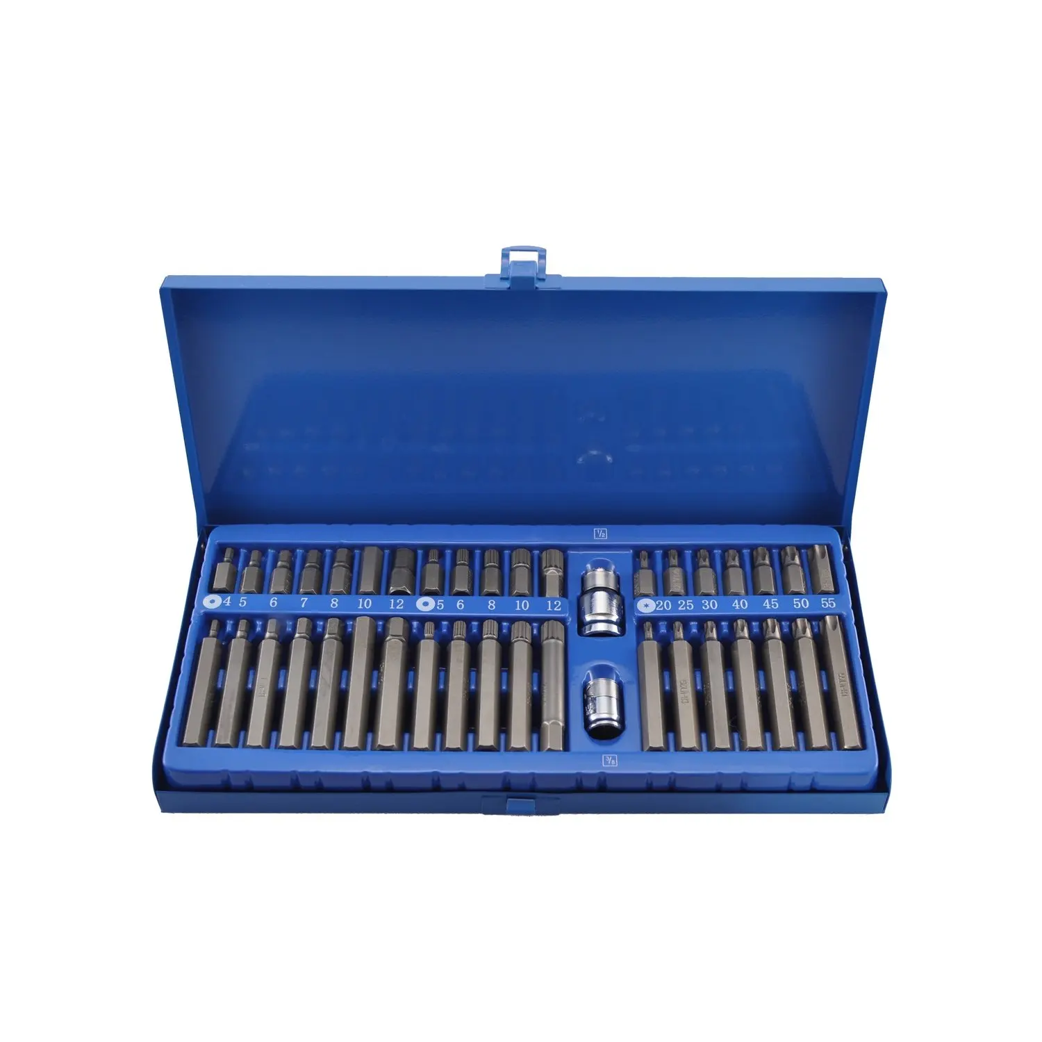 40 шт. Torx Шестигранная шлицевая головка бит привод набор 1/2 3/8 автомобильный инструмент