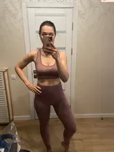 Conjunto de Yoga sin costuras para mujer, ropa deportiva de 2 piezas para gimnasio, Sujetador deportivo + Leggings, ropa para correr, trajes ajustados L, 2021