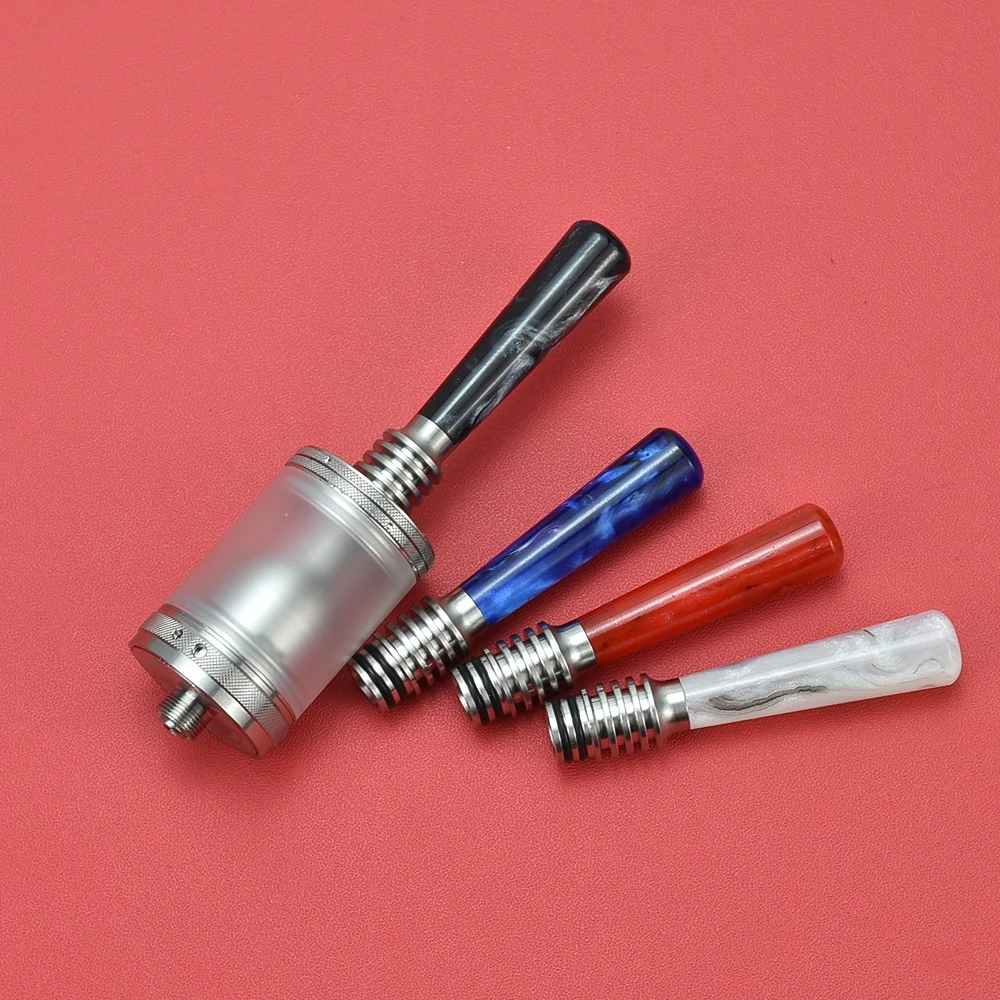 

Taifun GTR MTL RTA 23MM Single Coil Atomizer with resin 510 mtl drip tip 316ss 4ML Rebuildable Vaporizer vape Tank