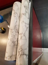 Marble Wallpaper Self-Adhesive Oil-Proof Kitchen Countertop Bathroom Home Improvement