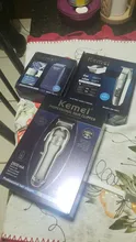 Hair-Clipper Combo Hair-Cutting-Machine-Kit Barber Electric-Hair-Trimmer KM-1987 KM-5027