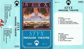 

Styx - Paradise Theatre - IMD 7247-Very rare