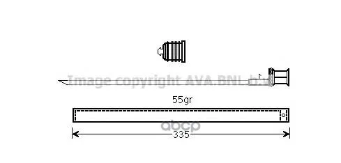 Осушитель Кондиционера Mb W212 2.0 09- Ava Msd601 Ava арт. MSD601
