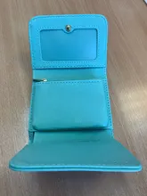 Cartera pequeña con broche para mujer, monedero pequeño, billetera de corona para tarjeta de mujer, Mini bolso de mano