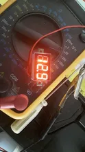 Mini Módulo de pantalla LED Digital, bricolaje, rojo y azul, voltímetro de DC2.5V-32V DC0-100V, medidor de contador de voltaje, Panel para motocicleta y coche