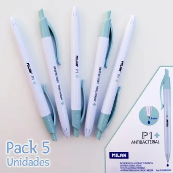 

Pack 5 MILAN P1 Antibacterial Pens