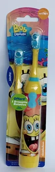 

BOB ESPONJA. Cepillo de dientes electrico infantil. Con cabezal de repuesto y pilas incluidas. TINOKOU