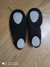 USHINE-Zapatillas planas de Yoga para gimnasio, zapatillas de Ballet de lona blancas, rosas, blancas y negras para niñas y mujeres