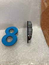 House Number Stickers Plate Sign-Tag Address Gate-Digits Door Silver 35mm 0-To-9