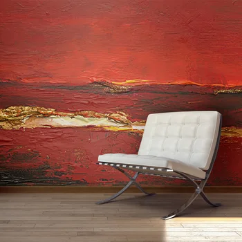 

Wall mural-Gold wave - 350x270 cm