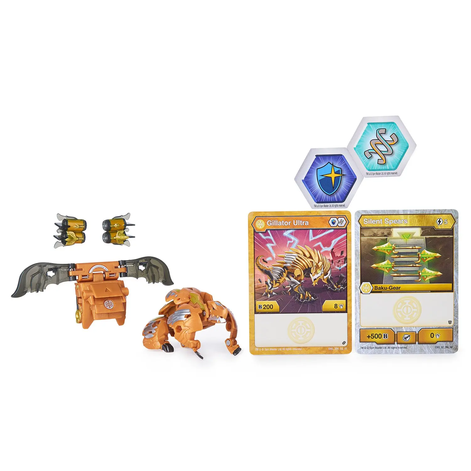 Set game Bakugan salamandergold with ultra gain + card 6055887/20124275 | Игрушки и хобби