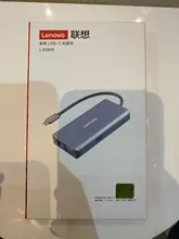 Lenovo LX0808 USB C HUB to Multi USB 3.0 HDMI VGA RJ45 Adapter Dock For MacBook Pro Air