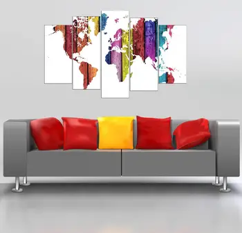 

Map Looking 5 Piece Mdf Table