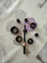 Localizador de taladro de carpintería, broca de taladro, collares de parada de profundidad, posicionador de anillo, broca de taladro de madera, 3-16mm, 8 uds.