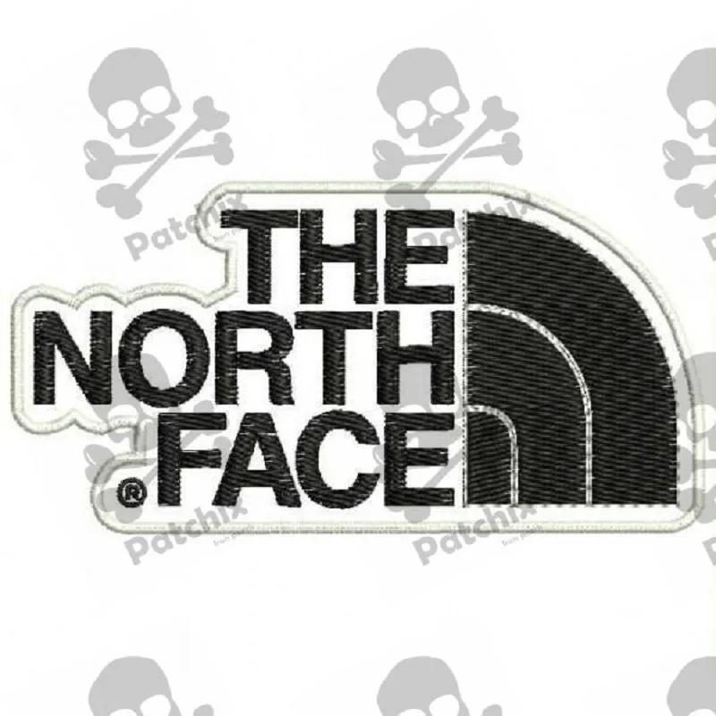 the north face iron on patch