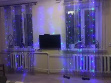 3M String LED Fairy Lights Garland Curtain Lamp USB Remote Control New Year Christmas