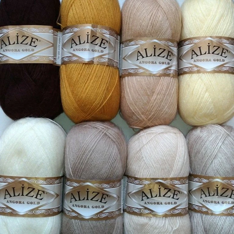 Пряжа Alize Angora Gold 100гр. 550м (80%акр 20%шерсть)|Пряжа| |