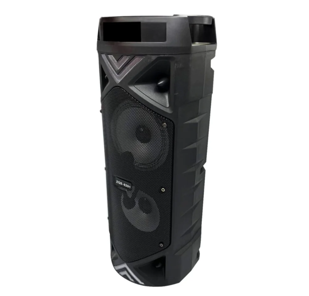 Портативная колонка BT SPEAKER ZQS 6201 Bluetooth с микрофоном для караоке FM MP3 и