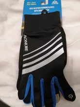 Gloves AONIJIE Hiking Winter Running Sports Fleece Touchscreen Bicycle M51 Skiing Jogging