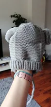 Baby Bonnet Cap Beanie Pompom Kids Hat Knitted Warm Newborn Winter Cute Thick Ear 