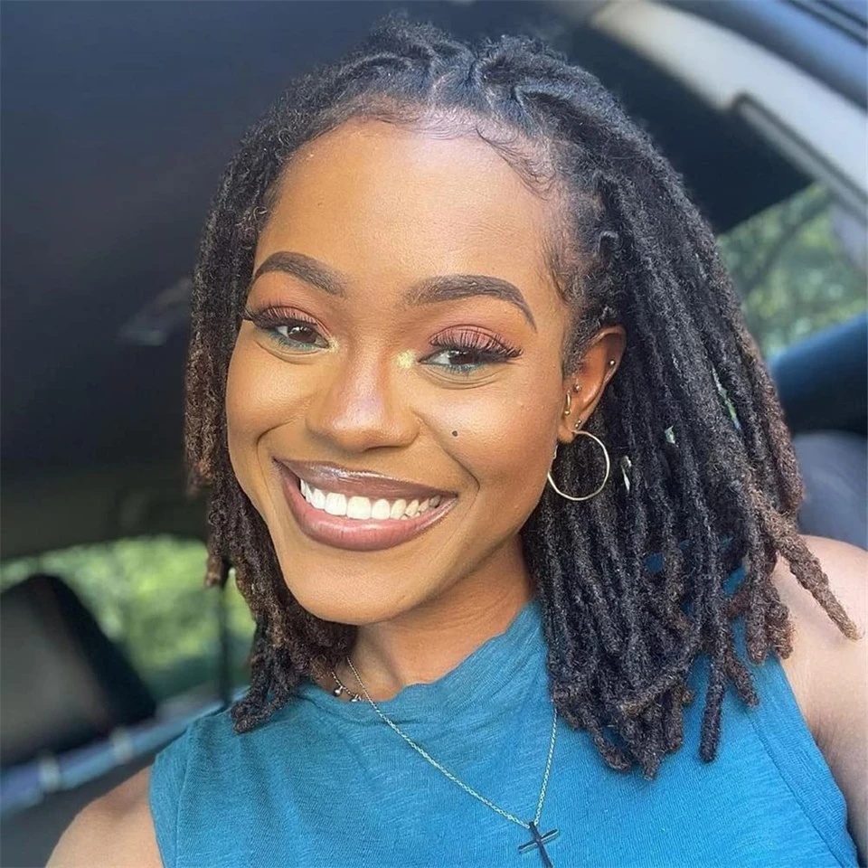 100% Real Human Hair Dreadlocks Extensions 6-20 Inches 30 Locs 0.6cm Width  Handmade Permanent Dreads Extensions For Women/man - Pre-colored Bulk Hair  - AliExpress