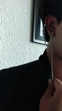 VKME-pendientes de estrella de oro sin Piercing para mujer y hombre, pendientes de Clip para la oreja de cartílago falso Simple, joyería con Clip
