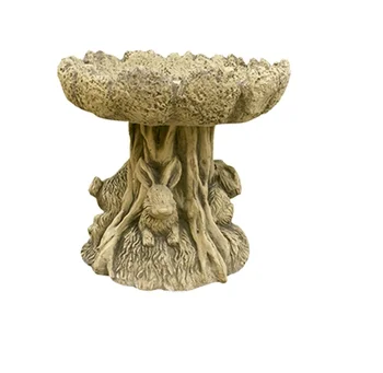 

Figure garden Supplier Fountain pond in concrete-stone Bunnies 36x36cm.