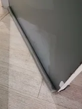 Tira selladora de fondo flexible, sello para puerta de 95 cm, bloqueador de polvo, burlete